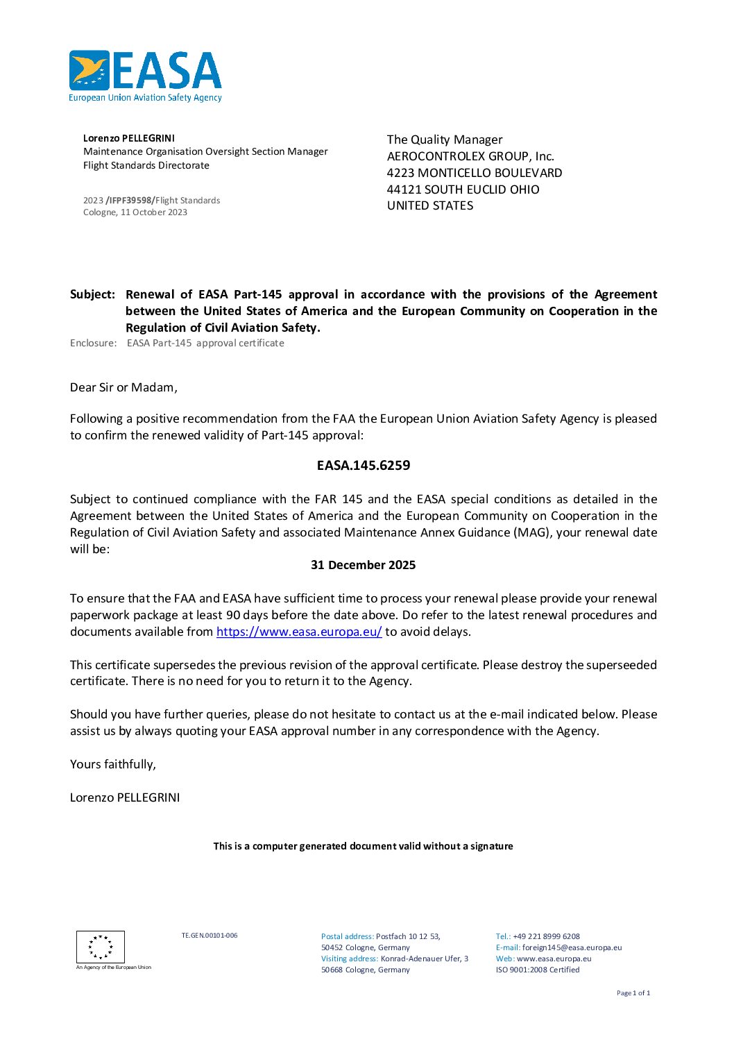EASA Part-145